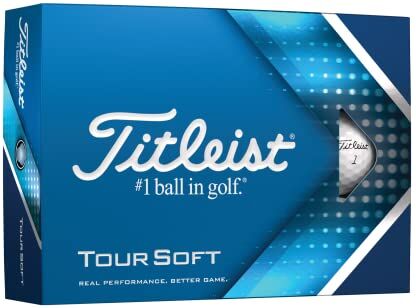 Titleist Tour Soft Palla da golf, taglia unica, colore: Bianco