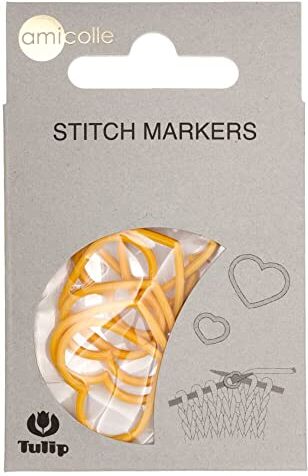 TULIP Stitch Markers, Yellow, Extra Large