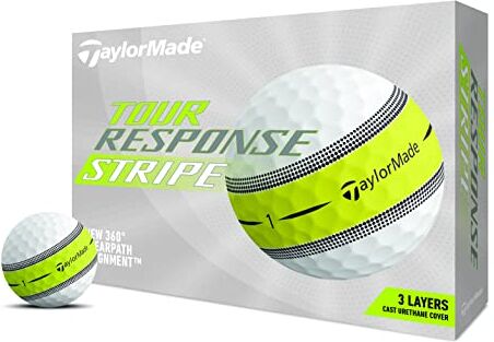 TaylorMade , Tour Response Stripe Ball Uomo, righe