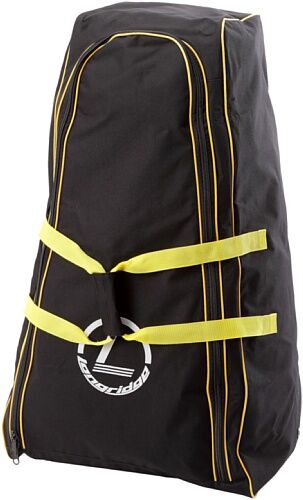 Longridge Deluxe Borsa per il trasporto dei carrelli, Nero/Giallo