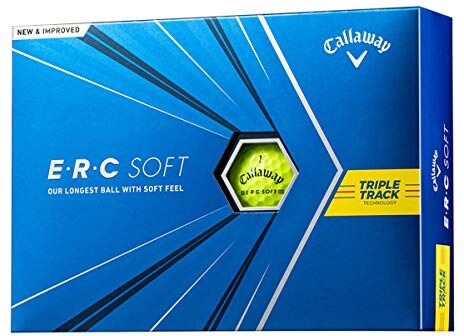 Callaway CG Bl Erc Soft Trptrk 21, Golf Balls Unisex-Adulto, Giallo, Taglia Unica