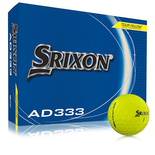 Srixon AD333 11 Palline da golf a 11 distanze Bassa compressione Per coerenza e controllo Linea di allineamento Accessori da golf premium e regali per il golf