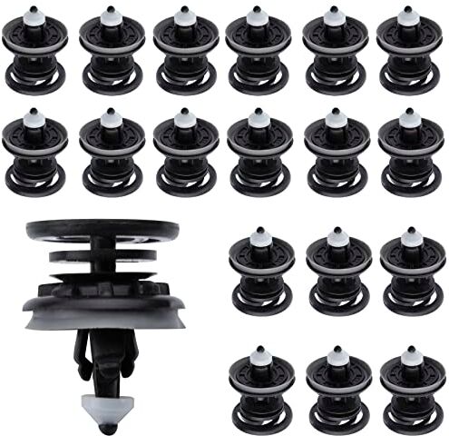 GeneriC Swgaunc 7L6868243 clip di fissaggio per pannelli porta interne per T5 Golf 5 6 7 Pa-ssat Po-lo Sko-da Caddy Au-di A4 A5 A6 clip di montaggio (Nero 20 PCS)