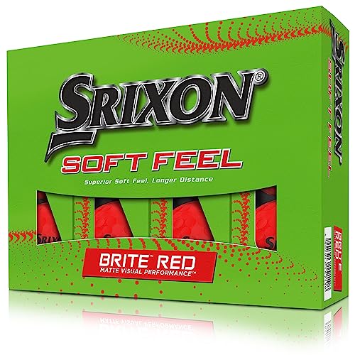 Srixon Soft Feel 13 Brite Dozzine di palline da golf Distanza e bassa compressione palline da golf Regali da golf e accessori da golf