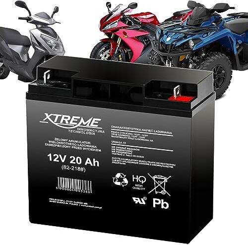 Xtreme 12V 20Ah Agm Gel Batteria Sigillata Manutenzione Libera Carrello Golf Scooter UPS