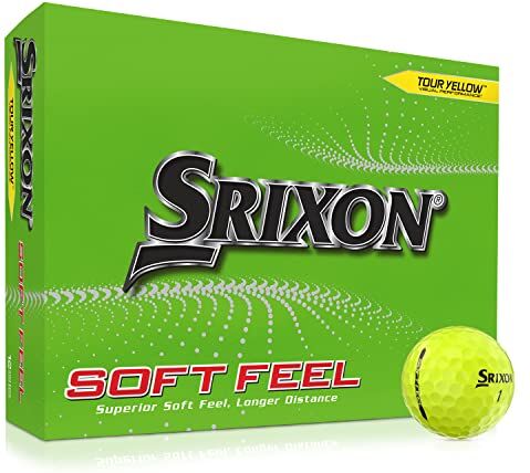 Srixon Soft Feel13 Dozzina di palline da golf Palline da golf a distanza e bassa compressione Regali per il golf e accessori per il golf