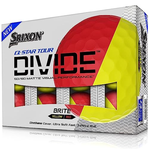 Srixon Q-Star  Palline da golf Tour Divide, 12 pezzi, colore: Rosso