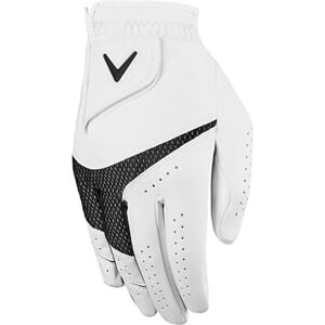 Callaway Guanto da golf Weather Spann Junior (indossato sulla mano destra, S, bianco) Callaway Guanto da golf Weather Spann Junior (indossato sulla mano destra, S, bianco)
