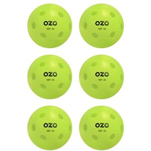 OZO Pickleball - Set di 6 Palline da Interno - Palline da Pickleball OZO Pickleball - Set di 6 Palline da Interno - Palline da Pickleball