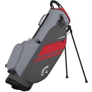 Callaway Borsa da golf Chase Stand 2026, acciaio grafite/rosso fuoco Callaway Borsa da golf Chase Stand 2026, acciaio grafite/rosso fuoco