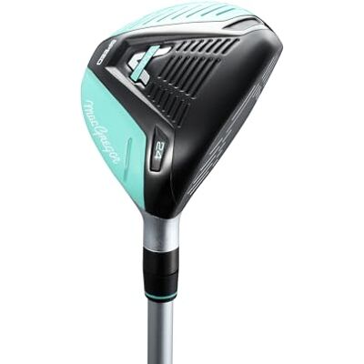 MACGREGOR V-Max Speed-Mazza da Golf Leggera Ibrida Regular Flex, Club Donna, Turchese, 27 Degree MACGREGOR V-Max Speed-Mazza da Golf Leggera Ibrida Regular Flex, Club Donna, Turchese, 27 Degree