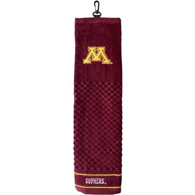 Team Golf NCAA Ricamato Asciugamano da Golf, Minnesota Golden Gophers Team Golf NCAA Ricamato Asciugamano da Golf, Minnesota Golden Gophers