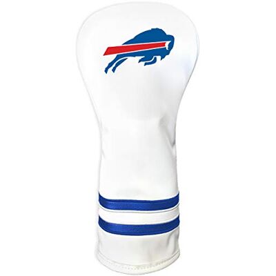 Team Golf NFL Buffalo Bills Copritesta per Mazza da Golf Fairway Vintage Bianco Vintage, Design Aderente, Design retrò Team Golf NFL Buffalo Bills Copritesta per Mazza da Golf Fairway Vintage Bianco Vintage, Design Aderente, Design retrò