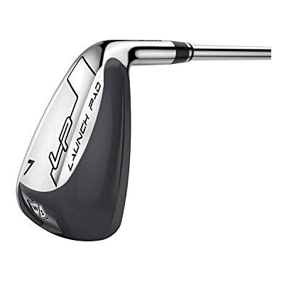 Wilson Staff GW Launch Pad Steel, Mazza da Golf, Ferro Uniflex, per Destrimani, Shaft in Acciaio Wilson Staff GW Launch Pad Steel, Mazza da Golf, Ferro Uniflex, per Destrimani, Shaft in Acciaio