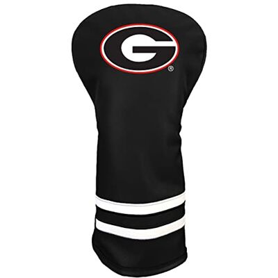 Team Golf NCAA Georgia Coprimazza vintage per driver NCAA, con stampa vintage per mazze da golf, design aderente, design retrò con fodera in pile per una maggiore protezione del club Team Golf NCAA Georgia Coprimazza vintage per driver NCAA, con stampa vintage per mazze da golf, design aderente, design retrò con fodera in pile per una maggiore protezione del club