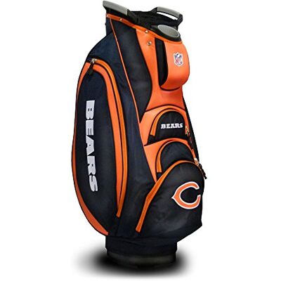 Team Golf NFL Victory Cart Sacca da Golf, , Navy/Orange Team Golf NFL Victory Cart Sacca da Golf, , Navy/Orange