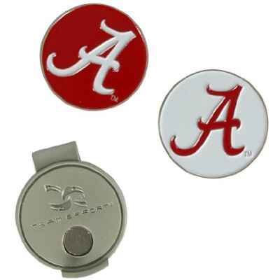 Team Effort Alabama Crimson Tide Hat Clip & 2 Marcatori Palla Team Effort Alabama Crimson Tide Hat Clip & 2 Marcatori Palla