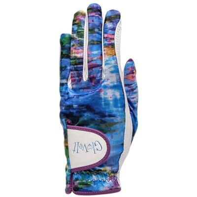 Glove It Ladies Golf Glove Lightweight and Soft Cabretta Leather Golf Glove for Womens, Features UV Protection Waterfall, Large, Left Glove It Ladies Golf Glove Lightweight and Soft Cabretta Leather Golf Glove for Womens, Features UV Protection Waterfall, Large, Left