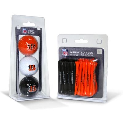 Team Golf NFL 3 Ball/50 Tee PK, Cincinnati Bengals Team Golf NFL 3 Ball/50 Tee PK, Cincinnati Bengals