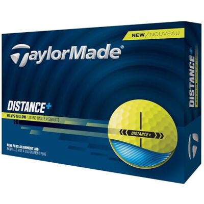 TaylorMade Golf 2025 Distanza + Giallo Una dozzina TaylorMade Golf 2025 Distanza + Giallo Una dozzina