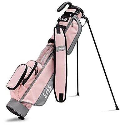 Sunday Golf Loma Bag Sacca da Golf Leggera con Cinturino e Supporto Sacca da Golf Pitch n Putt Facile da trasportare Par 3 e percorsi Executive, 31 Pollici di Altezza (Rosa Chiaro e Grigio) Sunday Golf Loma Bag Sacca da Golf Leggera con Cinturino e Supporto Sacca da Golf Pitch n Putt Facile da trasportare Par 3 e percorsi Executive, 31 Pollici di Altezza (Rosa Chiaro e Grigio)