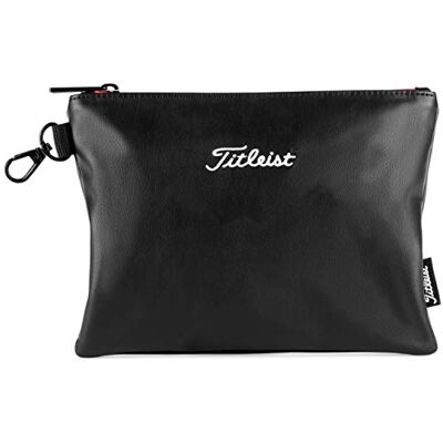 Titleist Borsa classica con cerniera, nera, taglia unica Titleist Borsa classica con cerniera, nera, taglia unica