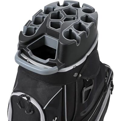 VEVOR Borsa da Golf per Carrello da Golf, Borsa da Golf con 14 Scomparti Superiori per Mazze, Materiale in Poliestere con Divisorio a Tutta Lunghezza, Sacca con Tracolla, Copertura Antipioggia VEVOR Borsa da Golf per Carrello da Golf, Borsa da Golf con 14 Scomparti Superiori per Mazze, Materiale in Poliestere con Divisorio a Tutta Lunghezza, Sacca con Tracolla, Copertura Antipioggia