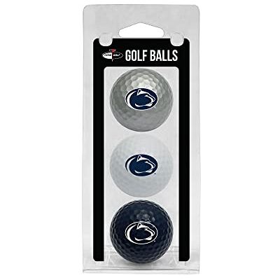 Team Golf NCAA Palline da golf, dimensioni regolamentari, confezione da 3, colorate, con durevole stampa della squadra, Unisex Adulto, Penn State Nittany Lions Confezione da 3 palline da golf, 22905, Penn State Nittany Lions, Taglia unica Team Golf NCAA Palline da golf, dimensioni regolamentari, confezione da 3, colorate, con durevole stampa della squadra, Unisex Adulto, Penn State Nittany Lions Confezione da 3 palline da golf, 22905, Penn State Nittany Lions, Taglia unica