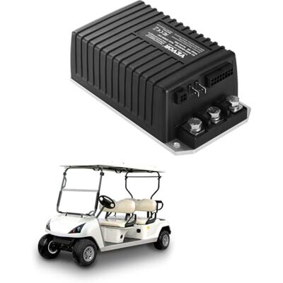 VEVOR Regolatore di velocità del Motore CC Sostitutivo per Carrelli da Golf Club Car EZGO Txt, IP65, Alloggiamento in Lega di Alluminio e ABS, Compatibile con i Modelli 1206HB-5201 48V 250A VEVOR Regolatore di velocità del Motore CC Sostitutivo per Carrelli da Golf Club Car EZGO Txt, IP65, Alloggiamento in Lega di Alluminio e ABS, Compatibile con i Modelli 1206HB-5201 48V 250A