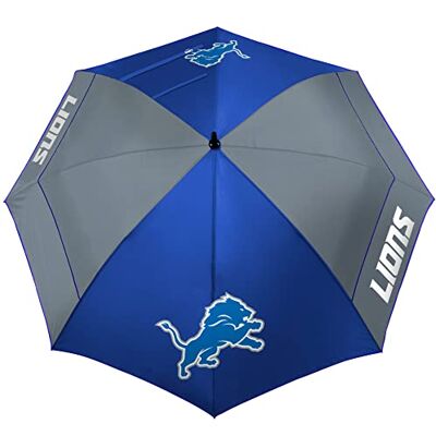 Team Effort Detroit Lions Ombrello WindSheer®, 157,5 cm Team Effort Detroit Lions Ombrello WindSheer®, 157,5 cm