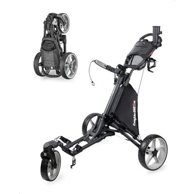 Caddytek CaddyLite One-Swivel V8, Dark Grey, Carrello di Spinta di Golf Unisex-Adulto, Nero, Taglia Unica Caddytek CaddyLite One-Swivel V8, Dark Grey, Carrello di Spinta di Golf Unisex-Adulto, Nero, Taglia Unica