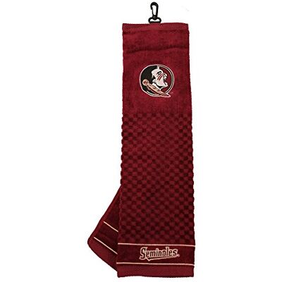 Team Golf NCAA Ricamato Asciugamano da Golf, Florida State Seminoles Team Golf NCAA Ricamato Asciugamano da Golf, Florida State Seminoles
