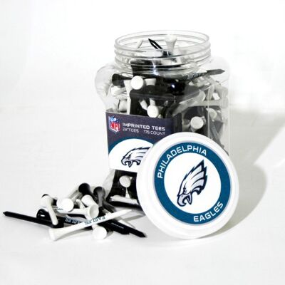 Team Golf NFL 175 Tee Jar, 32251, Philadelphia Eagles, Taglia Unica Team Golf NFL 175 Tee Jar, 32251, Philadelphia Eagles, Taglia Unica