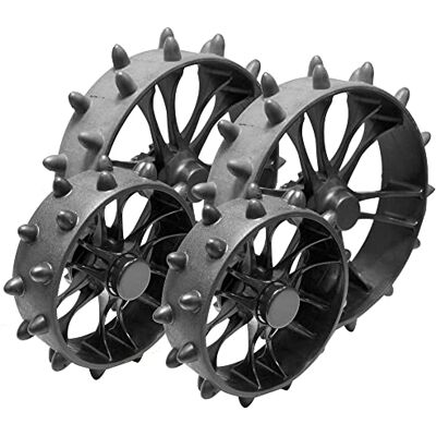 Clicgear Ruote Riccio Unisex PER 8 0 4pk, Nero, Taglia Unica Clicgear Ruote Riccio Unisex PER 8 0 4pk, Nero, Taglia Unica