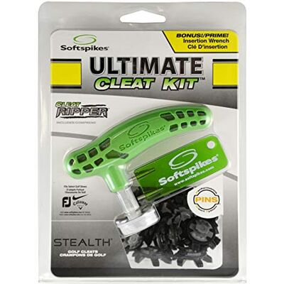 PrideSports SOFTSPIKES Stealth Ultimate Cleat Kit, 20 Count, Tacchetti, Grigio/Nero, (Pins) PrideSports SOFTSPIKES Stealth Ultimate Cleat Kit, 20 Count, Tacchetti, Grigio/Nero, (Pins)