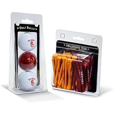 Team Golf NCAA 3 Ball/50 Tee PK, Uomo, Black Team Golf NCAA 3 Ball/50 Tee PK, Uomo, Black