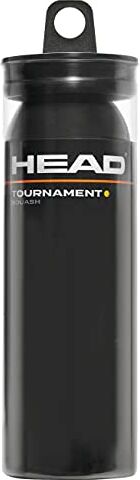 Head Tournament, Palline Squash Unisex Adulto, Antracite/Grigio, Taglia unica