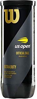 Wilson WRT106200 Palline da Tennis US Open XD, Tubo con 3 Palline, per Campi da Tennis Duri, Giallo