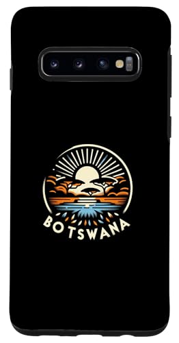 Crown Custodia per Galaxy S10 Botswana Bandiera del Botswana Logo del Botswana