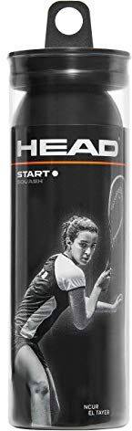 Head Start, Palline Squash Unisex Adulto, Giallo, Taglia unica