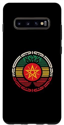 Crown Custodia per Galaxy S10+ Etiopia Bandiera Etiopia Logo Etiopia Etiope