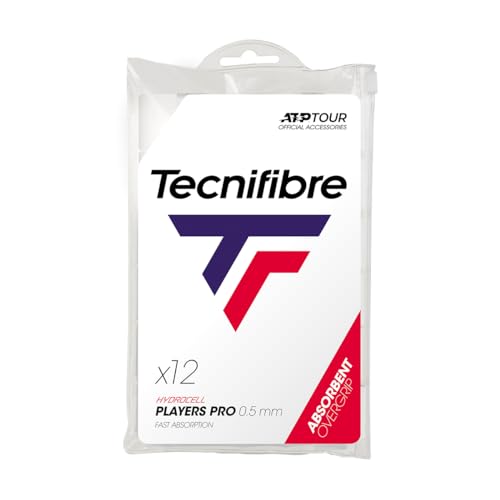 Tecnifibre Players PRO Tennis Grip Bianco (Confezione da 12)