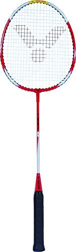 Victor PRO  Racchetta da Badminton, 66 cm, Misura Unica, Colore Rosso