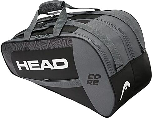 Head Core Combi, Borsa da Tennis da Padel Unisex-Adulto, Nero e Bianco, Misura Standard