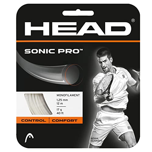 Head Set Sonic PRO, Racchetta da Tennis Unisex Adulto, White, 17