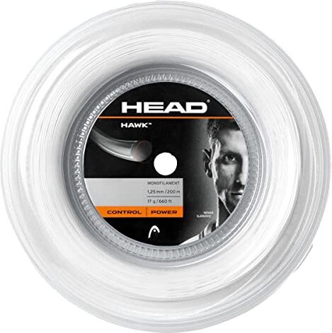 Head Hawk Matassa, Racchetta da Tennis Unisex Adulto, Bianco, 16