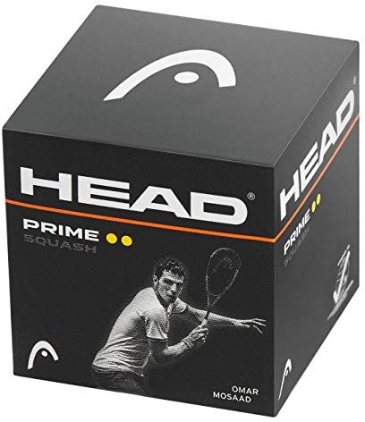 Head Prime Squash Ball, nero, 12 palline