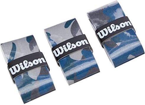 Wilson Camo OVERGRIP, Tennis Racket Grip Unisex-Adult, Blue, One Size