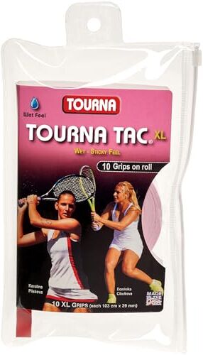 Tourna Tac Tennis Racquet Over Grip 10 XL Pink Overgrips Absorbent Tacky Feel