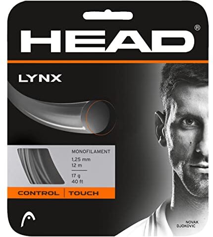 Head Set Lynx, Racchetta da Tennis Unisex-Adulto, Antracite, 17